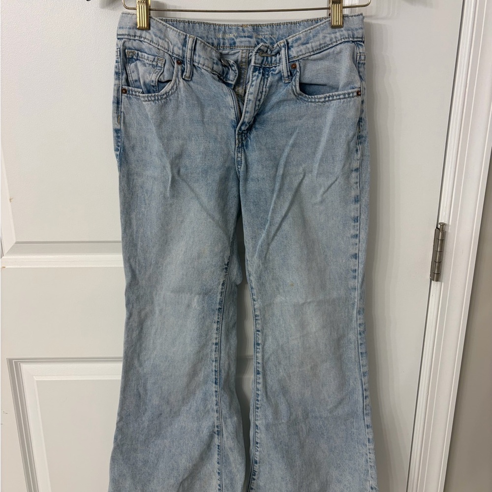 Old Navy Light Blue Flare Jeans